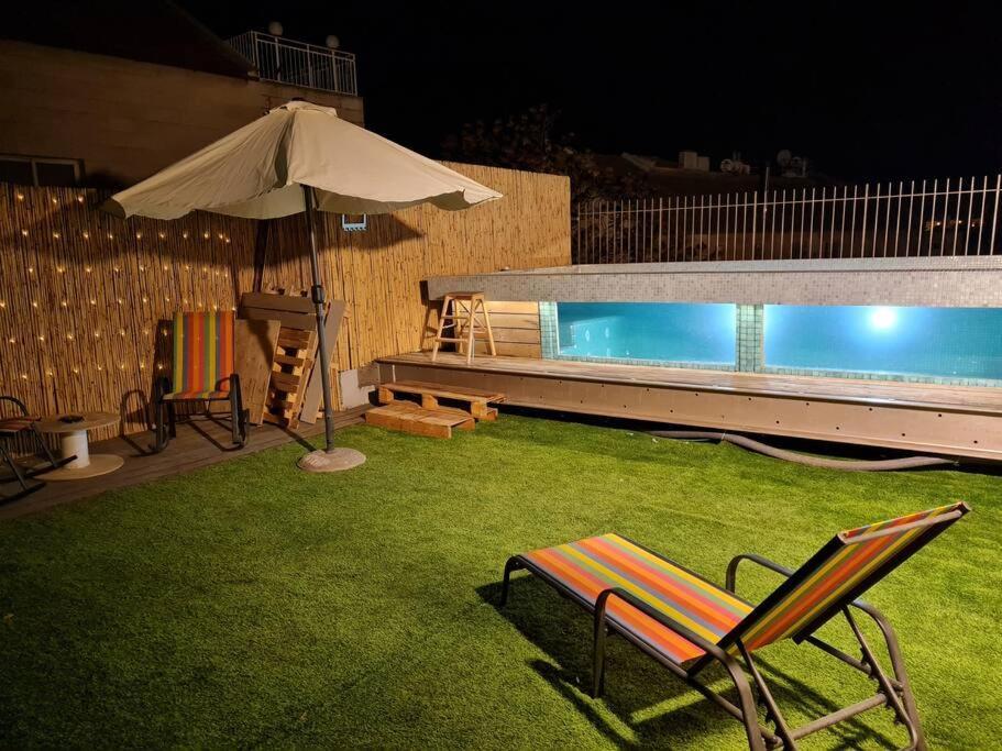 Private Swimming Pool ! דירת סטודיו קטנה עם בריכה פרטית Apartman Meqor Hayyim Kültér fotó